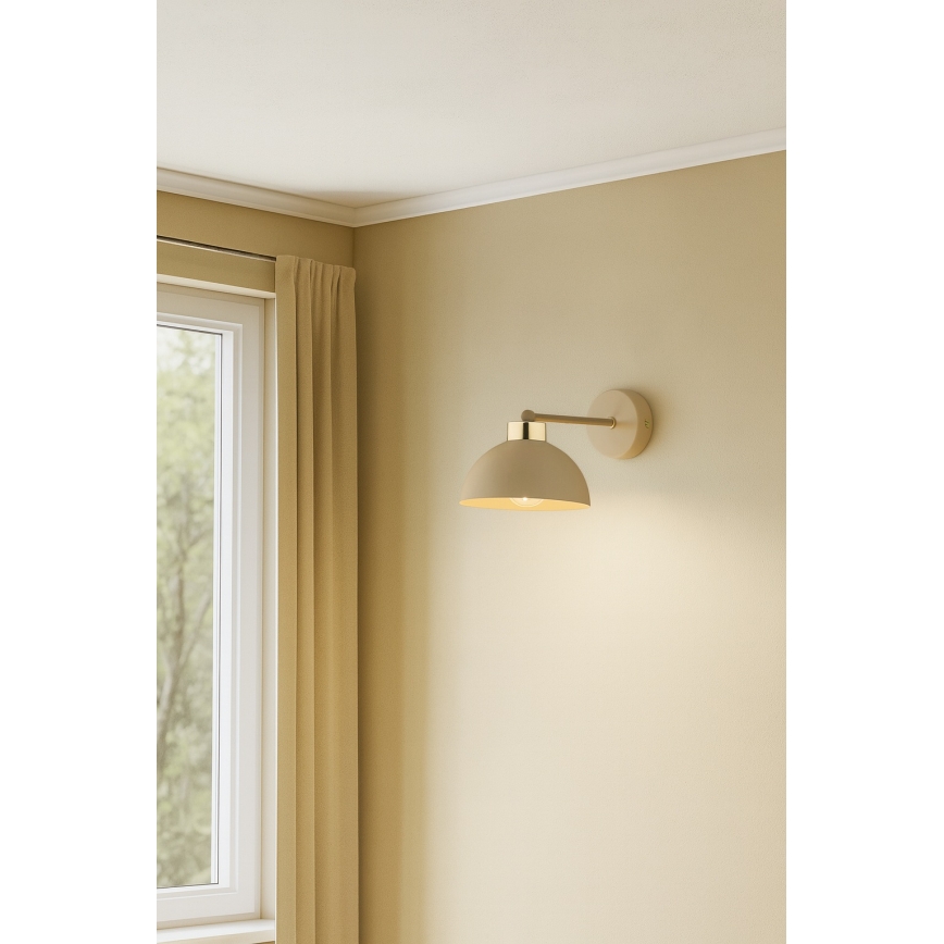 Brilagi - Wandleuchte 1xE27/60W/230V beige/gold