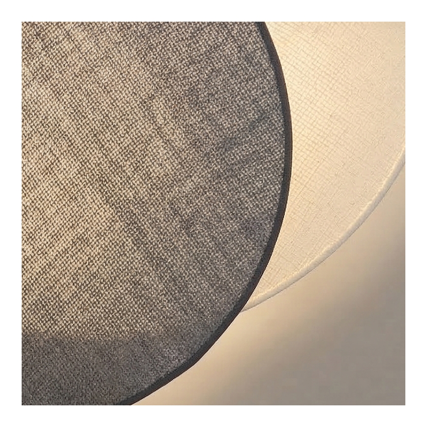 Brilagi - Wandleuchte CIRCLES 1xE27/60W/230V Durchmesser 45 cm creme/grau