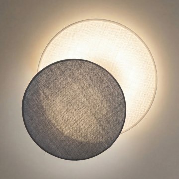 Brilagi - Wandleuchte CIRCLES 1xE27/60W/230V Ø 35 cm creme/grau