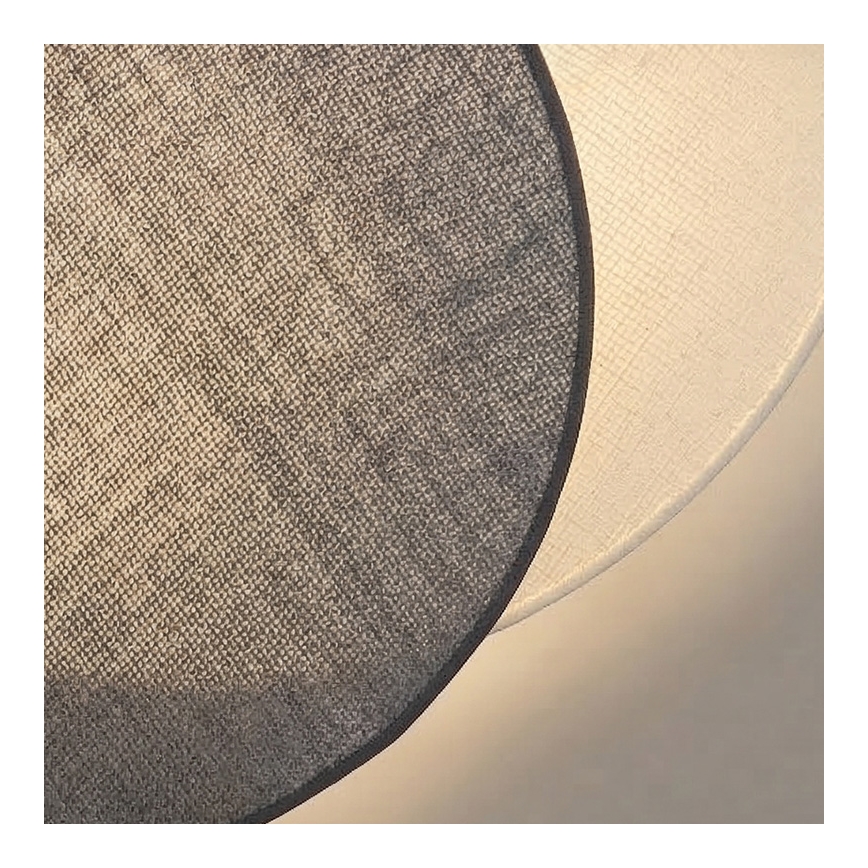 Brilagi - Wandleuchte CIRCLES 1xE27/60W/230V Ø 35 cm creme/grau