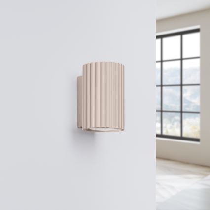 Brilagi - Wandleuchte CRESTO 1xGU10/10W/230V 10 cm taupe