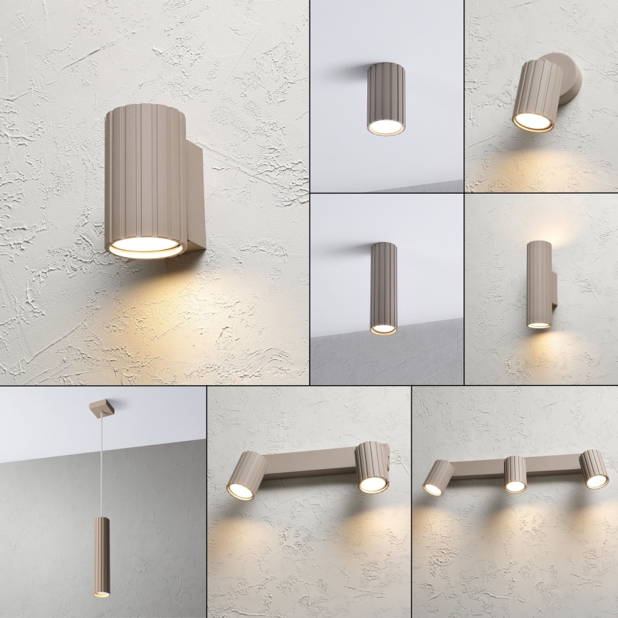 Brilagi - Wandleuchte CRISPINA 1xGU10/10W/230V 10 cm beige