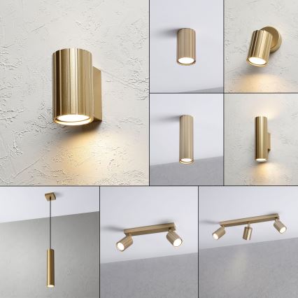 Brilagi - Wandleuchte CRISPINA 1xGU10/10W/230V 10 cm goldfarben