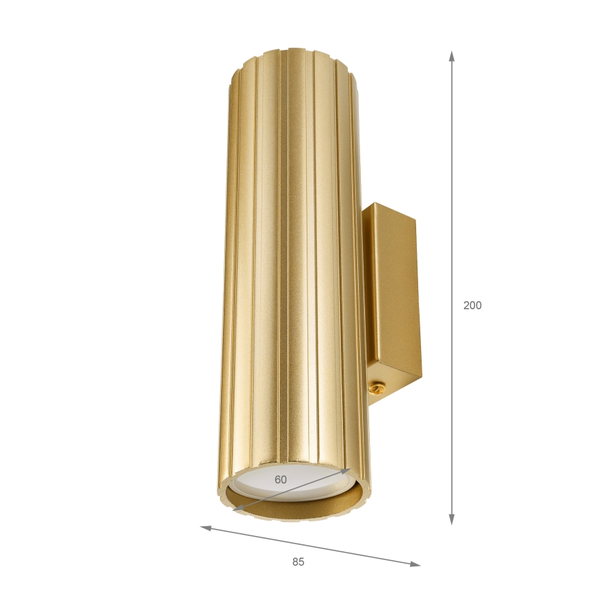 Brilagi - Wandleuchte CRISPINA 2xGU10/10W/230V 20 cm goldfarben