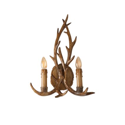 Brilagi - Wandleuchte DEER 2xE14/10W/230V Geweih