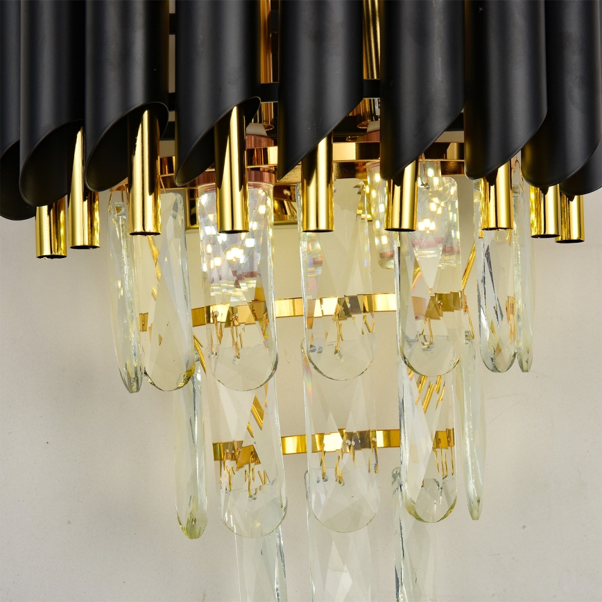 Brilagi - Wandleuchte ECLIPSE 2xE14/10W/230V schwarz/gold