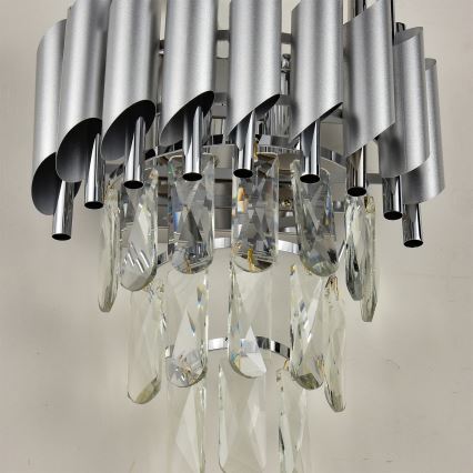 Brilagi - Wandleuchte ECLIPSE 2xE14/10W/230V silber