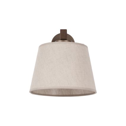 Brilagi - Wandleuchte LATTE 1xE27/15W/230V Kiefer/Beige