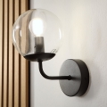 Brilagi - Wandleuchte MALIVA 1xE14/15W/230V schwarz/transparent