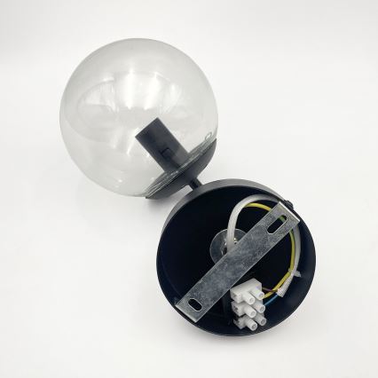 Brilagi - Wandleuchte MALIVA 1xE14/15W/230V schwarz/transparent