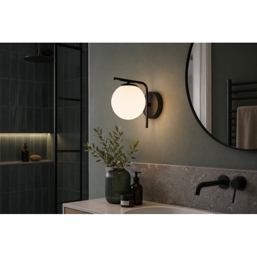 Brilagi - Wandleuchte MILO 1xE27/60W/230V schwarz