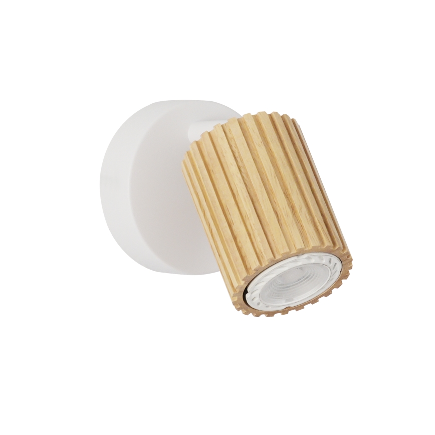 Brilagi - Wandleuchte MODERN WOOD 1xGU10/8W/230V Holz/Weiß