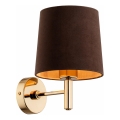 Brilagi - Wandleuchte MONTE 1xE27/15W/230V braun/gold