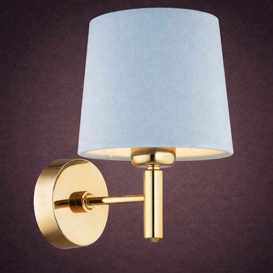 Brilagi - Wandleuchte MONTE 1xE27/60W/230V blau/gold