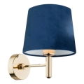 Brilagi - Wandleuchte MONTE 1xE27/60W/230V blau/gold