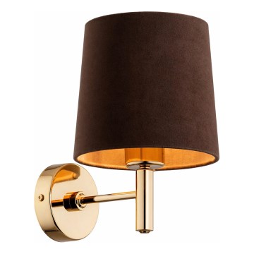 Brilagi - Wandleuchte MONTE 1xE27/60W/230V braun/gold