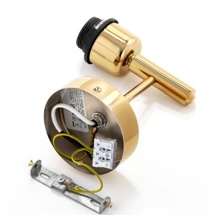 Brilagi - Wandleuchte MONTE 1xE27/60W/230V schwarz/gold