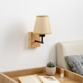 Brilagi - Wandleuchte NUBILA WOOD 1xE27/25W/230V Eiche/hellbraun