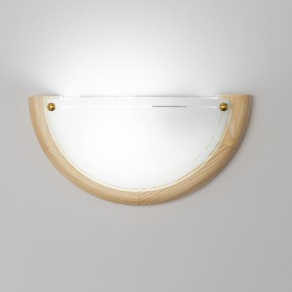 Brilagi - Wandleuchte ORBIS 1x E27/60W/230V 30 cm Kiefer