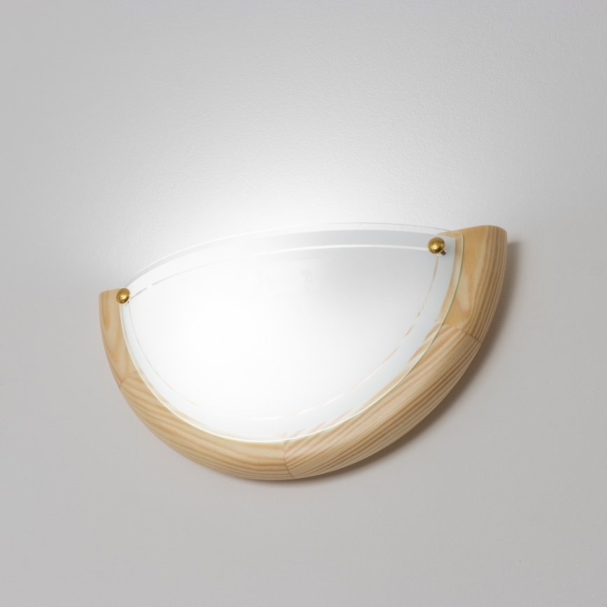 Brilagi - Wandleuchte ORBIS 1x E27/60W/230V 30 cm Kiefer