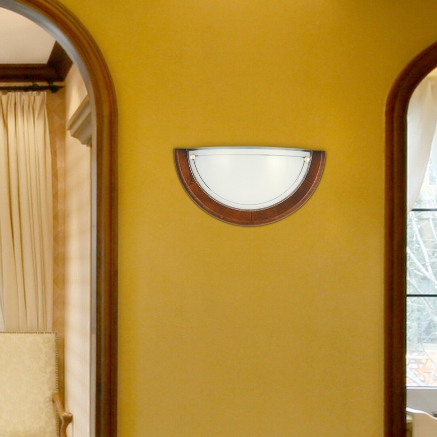 Brilagi - Wandleuchte ORBIS 1xE27/60W/230V 30 cm Kiefer