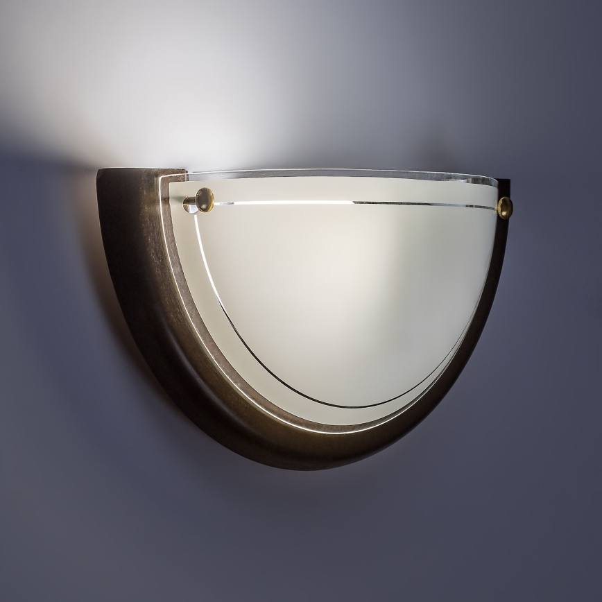 Brilagi - Wandleuchte ORBIS 1xE27/60W/230V 30 cm Kiefer