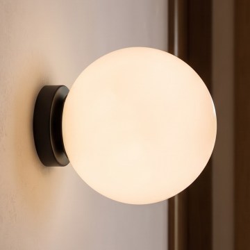 BRILAGI - Wandleuchte POLOS 1xE27/40W/230V Ø 20 cm schwarz