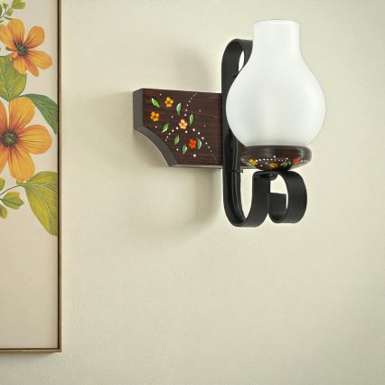 Brilagi - Wandleuchte QUEEN 1xE14/40W/230V Buche/Wenge