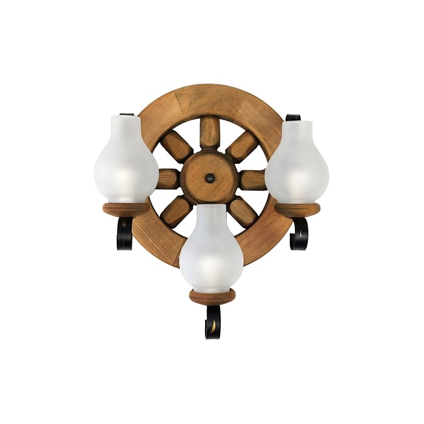 Brilagi - Wandleuchte ROATA APLICA 3xE14/40W/230V Buche