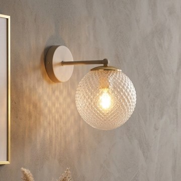 Brilagi - Wandleuchte STELLA 1xE27/60W/230V Beige/Gold