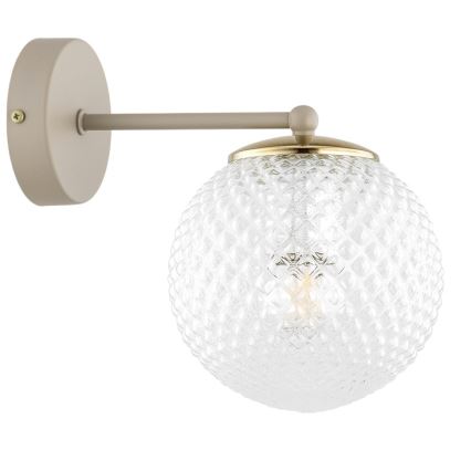 Brilagi - Wandleuchte STELLA 1xE27/60W/230V Beige/Gold