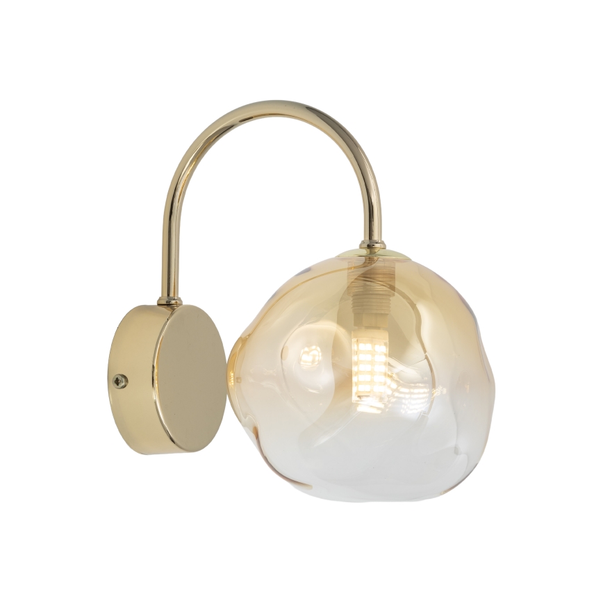 Brilagi - Wandleuchte VULCANO 1xG9/8W/230V gold/rauchbeige