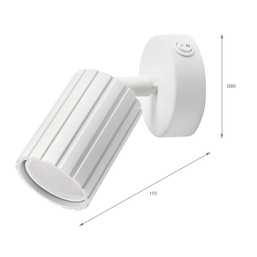 Brilagi - Wandspot CRISPINA 1xGU10/10W/230V weiß