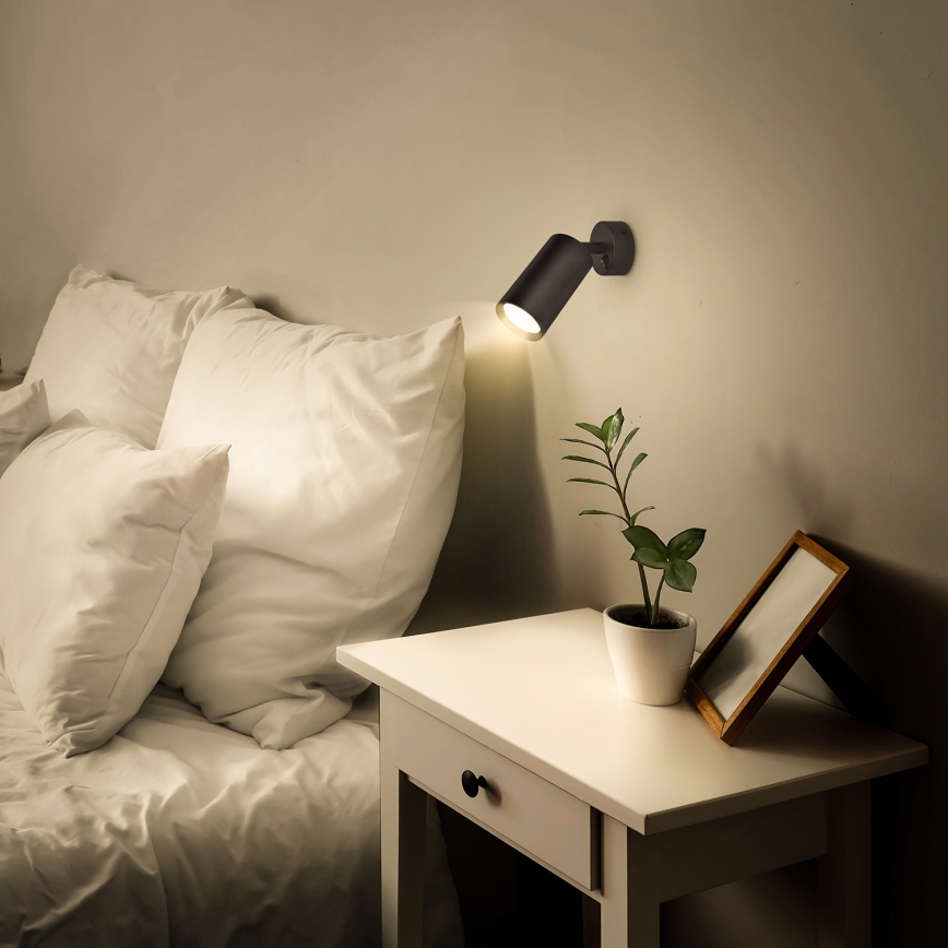 Brilagi - Wand-Spotleuchte SELE 1xGU10/30W/230V schwarz