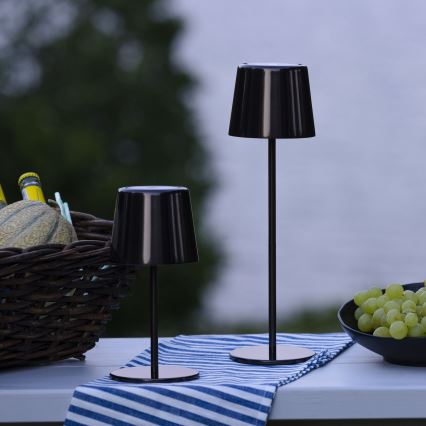 Brillante - Lampada LED touch dimmerabile per esterni XAANA LED/4W/5V 3000/4000/6500K IP44 nero