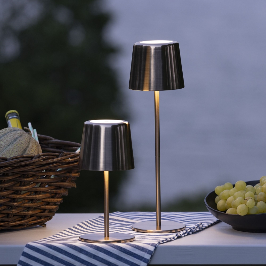 Brillante - Lampada LED touch dimmerabile per esterni XAANA LED/4W/5V 3000/4000/6500K IP44 rame