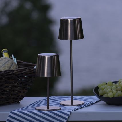 Brillante - Lampada LED touch dimmerabile per esterni XAANA LED/4W/5V 3000/4000/6500K IP44 rame