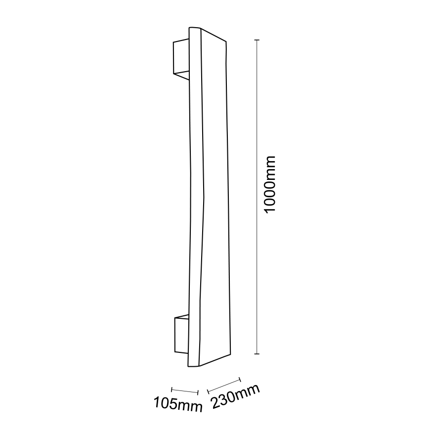 Brilliant - Applique a LED FEINGOLD LED/8,5W/230V pino - FSC certificato