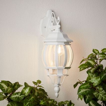 Brilliant - Applique da esterno ISTRIA 1xE27/60W/230V IP23 bianco