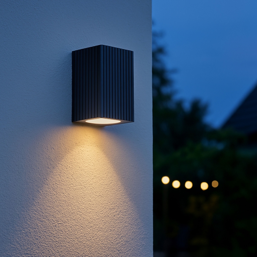 Brilliant - Applique da esterno JELANI 1xGU10/10W/230V IP44 nero