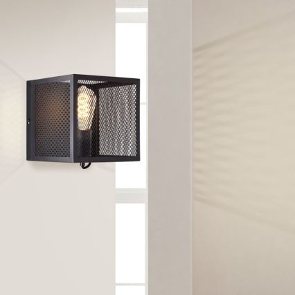Brilliant - Applique MAZE 1xE27/40W/230V nero