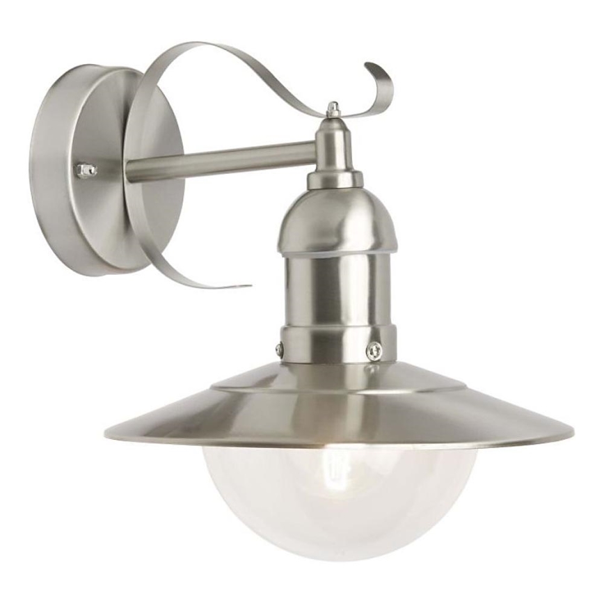 Brilliant - Applique murale extérieure ARTO 1xE27/60W/230V IP44 chrome brillant