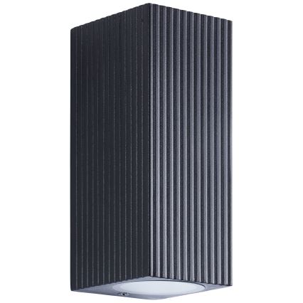 Brilliant - Applique murale extérieure JELANI 2xGU10/10W/230V IP44 noir