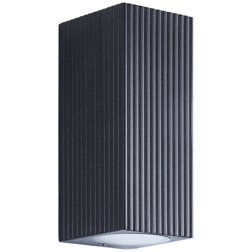 Brilliant - Applique murale extérieure JELANI 2xGU10/10W/230V IP44 noir