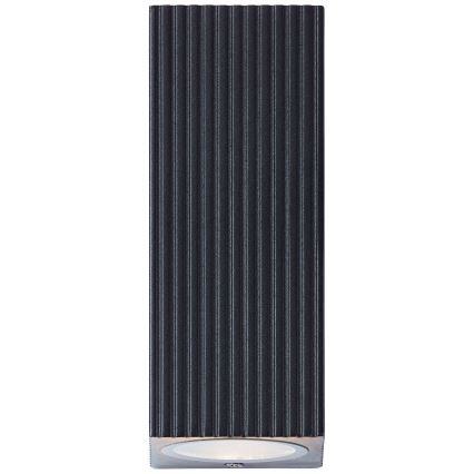 Brilliant - Applique murale extérieure JELANI 2xGU10/10W/230V IP44 noir