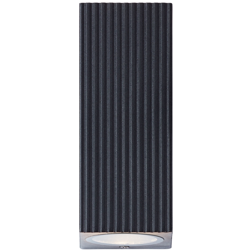 Brilliant - Applique murale extérieure JELANI 2xGU10/10W/230V IP44 noir