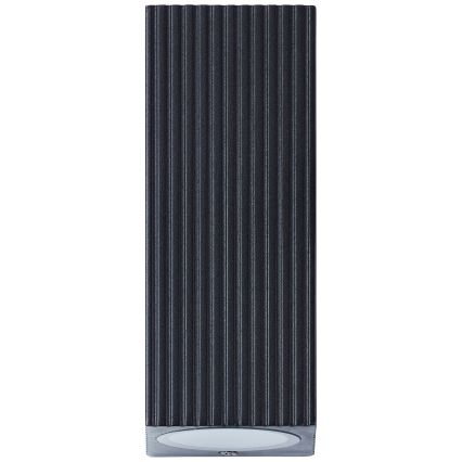 Brilliant - Applique murale extérieure JELANI 2xGU10/10W/230V IP44 noir
