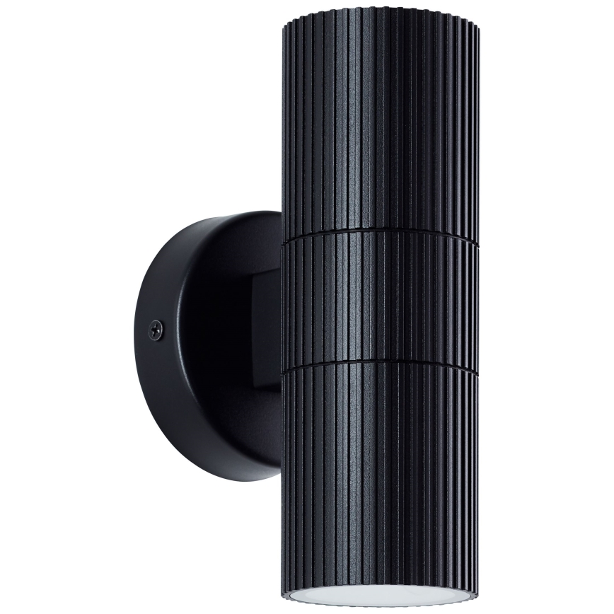 Brilliant - Applique murale extérieure KEOLA 2xGU10/10W/230V IP44 noir