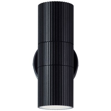 Brilliant - Applique murale extérieure KEOLA 2xGU10/10W/230V IP44 noir