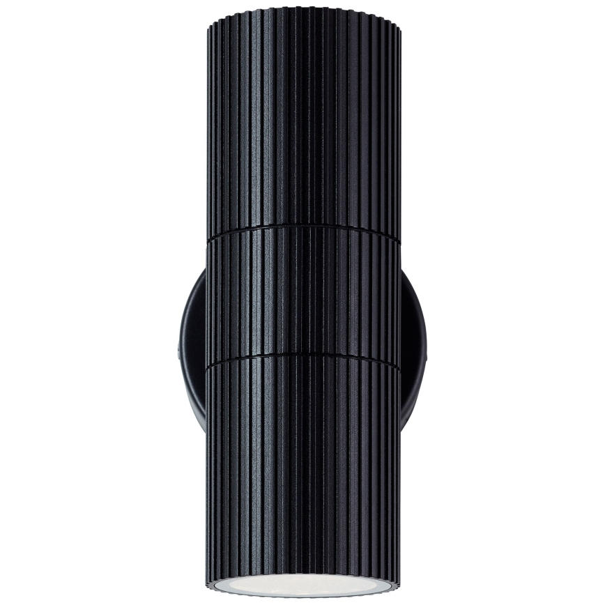 Brilliant - Applique murale extérieure KEOLA 2xGU10/10W/230V IP44 noir